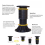 2 Pcs Adjustable Height Bed Support Legs 8.5-13 In 8
