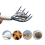 Small Nail Rake with Net Bag Shell Digging Tool Se 6