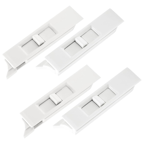 6 Paar Kippriegel, Fensterriegel aus Kunststoff 2