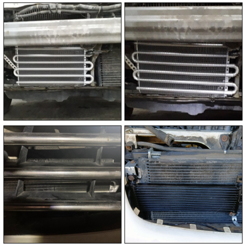 Motoroljekjøler og transmisjonsradiator, 8-raders Rea 2