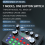 Mixer de áudio V8S com modificador de voz, mixer de podcast, S 6