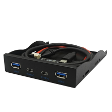 Floppy-Laufwerk-Schachtblende USB 3.2 Gen 2 Type-C 10 Gbit/s