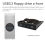 Panel til diskettstasjonssjakt USB 3.2 Gen 2 Type-C 10 Gbps 3 8