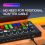 F009 Placa de som ao vivo com mixer de áudio e efeitos de DJ 7