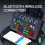 F009 Placa de som ao vivo com mixer de áudio e efeitos de DJ 6