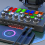 F009 Placa de som ao vivo com mixer de áudio e efeitos de DJ 11