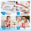 Riposo per braccio per manicure: forma Nails Tech per mano 8