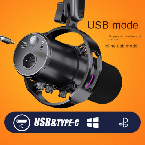 XLR-USB dynamische microfoon met dubbingsopname 2