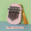 8-Ton Sapele Wassertropfen Medium Kalimba Portable F 4