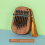 8-Ton Sapele Wassertropfen Medium Kalimba Portable F 6
