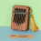 8-Ton Sapele Wassertropfen Medium Kalimba Portable F 7