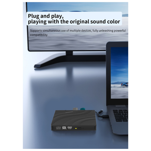 Eksternt Blu-ray/DVD-drev med USB 3.0 og Type-C – Multifunktionelt 2