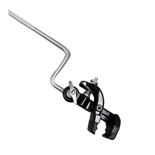 Abrazadera para cowbell con base tipo cocodrilo