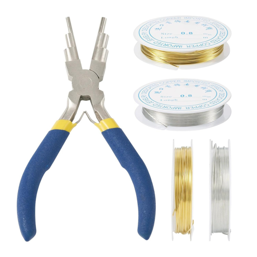 2 ρολά συρμάτων για χάντρες κοσμημάτων 20 Gauge Bendable Co 2