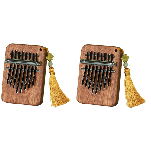 8-Ton Sapele Wassertropfen Medium Kalimba Portable F 2