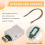 CO2-sensor 400–10000 ppm karbondioksid luftkvalitet 6