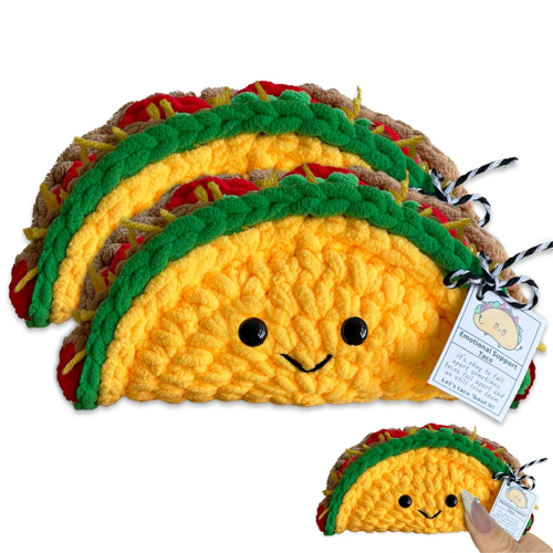 Emocionálne Tacos, Háčkovanie, Ručne vyrobené Roztomilé Pozitívne S 2