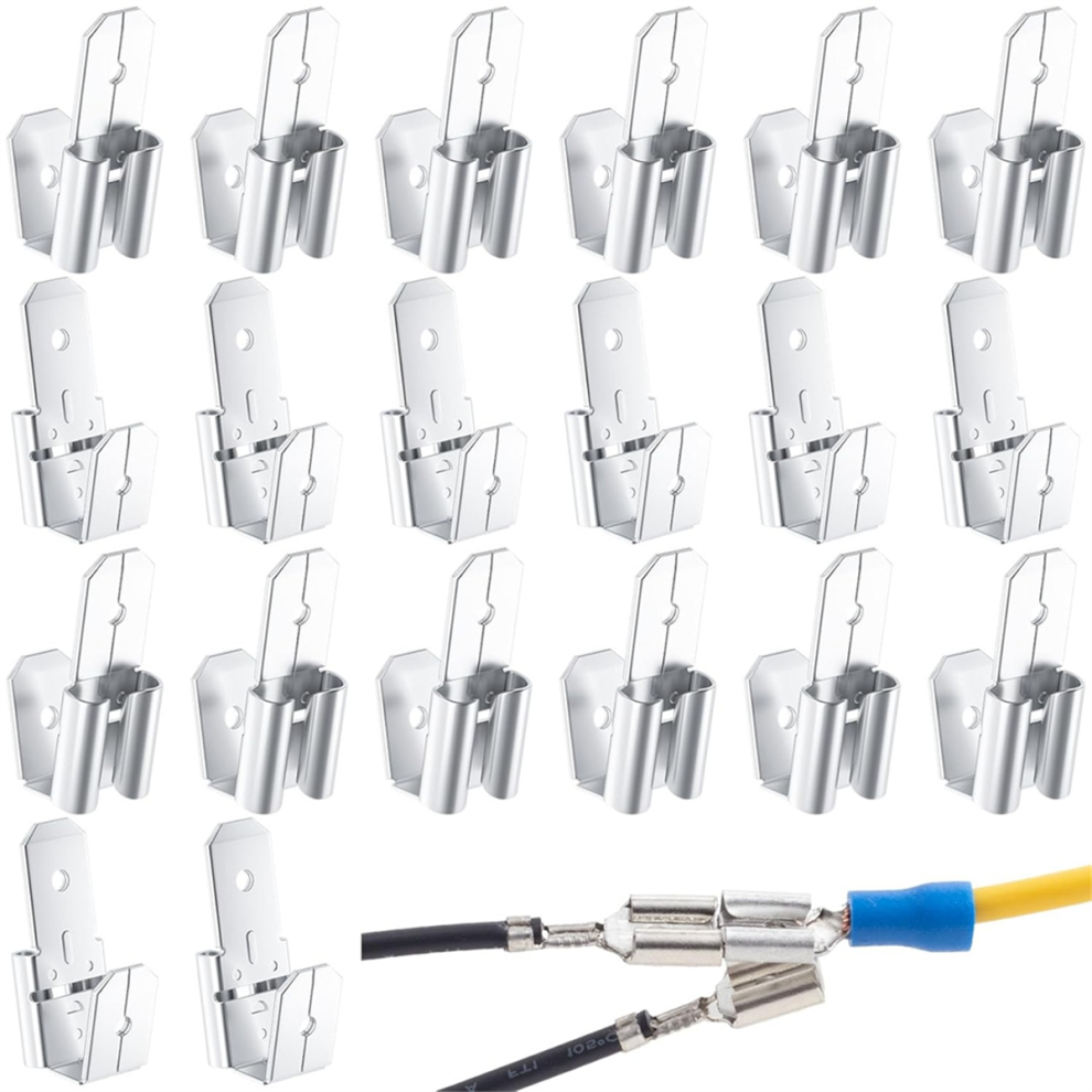 Connettori A Forcella Piggyback Maschio Doppi, Elettrici A 3 Vie-image