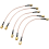 5 peças SMA macho para plugue jack RF conector pigtail ex 3