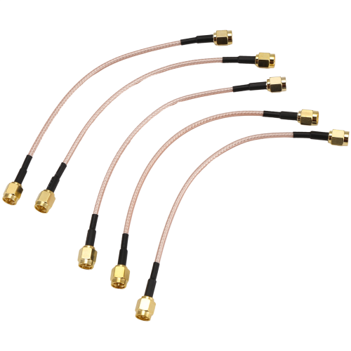 5 peças SMA macho para plugue jack RF conector pigtail ex 2