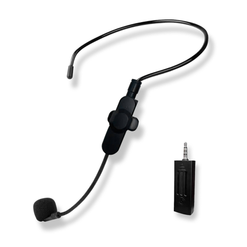 Wireless Microphone Set 2.4G Dual Headset Mini Por 1