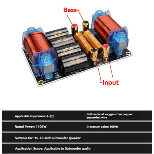 Subwoofer Specifik Frekvensdelare Ren Bas Spe 2