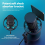 Microfon de gaming profesional cu condensator, RGB, USB, alb 8