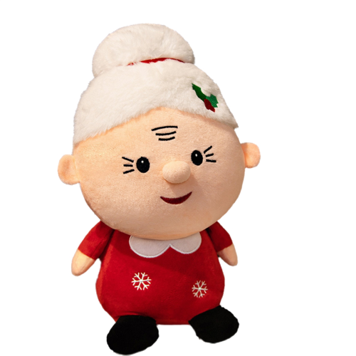 Brinquedos de pelúcia de Natal Boneca de desenho animado macia adequada para 1