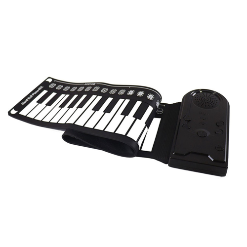 49-Key Hand-Rolled Piano with Speaker Portable Fol