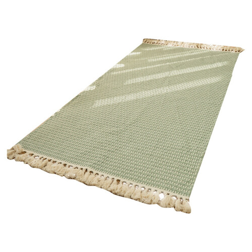 Cotton & Linen Woven Carpet Thin Fabric Can Be Mac 1