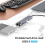 USB-C Hub with Ethernet, 4K HD, USB 3.0, SD Card R 6