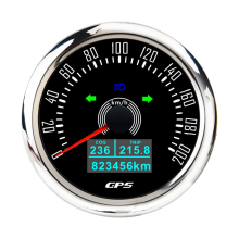 85 mm GPS sebességmérő antennával, 7 színű háttérvilágítással