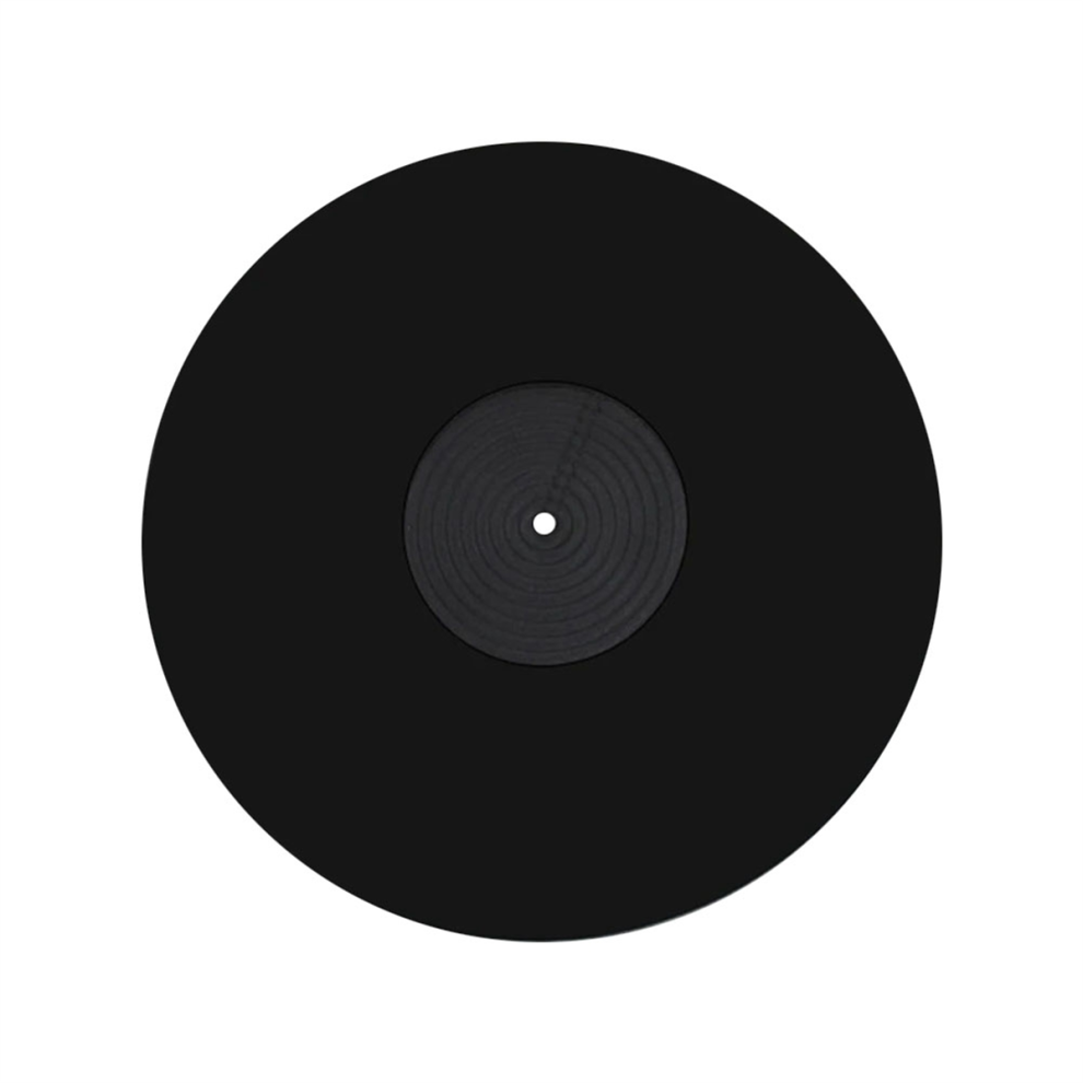 Plato Giratorio De Vinilo Con Alfombrilla Para Discos De 12 Pulgadas Y Amortiguador-image