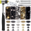 506 stuks drukknopenset, 15 mm leren set, knoop 2