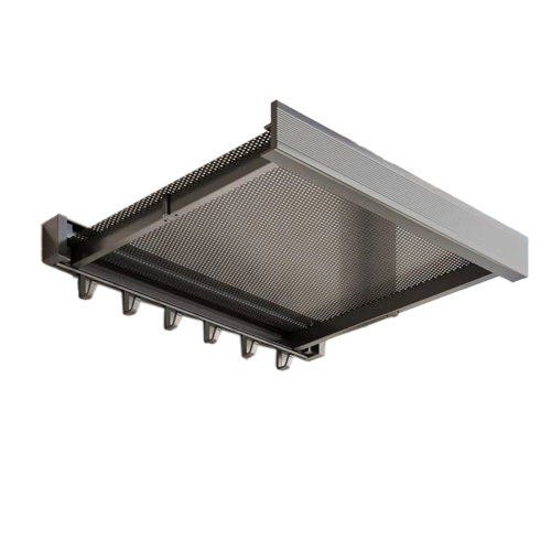 Wall Mounted Folding Storage Shelf, Aluminum Alloy 1