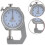 Digital Thickness Gauge, Round Dial, 0.1mm, Accuracy for Paper, Leather, Sheet Metal 2