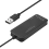Hub USB 2.0 com 3 portas e cabeças de placa de som externas de 7.1 canais 4