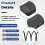 Hub USB 2.0 com 3 portas e cabeças de placa de som externas de 7.1 canais 9