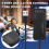 Hub USB 2.0 com 3 portas e cabeças de placa de som externas de 7.1 canais 5