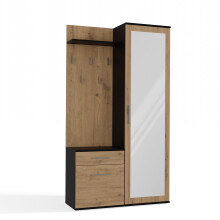 (Anthracite Artisan) DUO HANGER WARDROBE