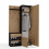 (Anthracite Artisan) DUO HANGER WARDROBE 5