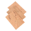 50 stk korkplate til saxofonhals 2 mm, sopran/tenor 10