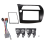 Til Double-Din frontpanel for radio, DVD-stereo og CD-panel Da 8