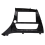 Til Double-Din frontpanel for radio, DVD-stereo og CD-panel Da 10