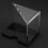 1 peça de disco de acrílico para jogo de tabuleiro de pôquer e blackjack 3