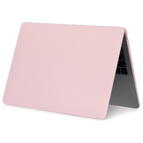 (Light Pink, Multicolor) Matte Plastic Front and Back Protective Shell for MacBook Air 13" (2020)-Light Pink 2