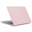 (Light Pink, Multicolor) Matte Plastic Front and Back Protective Shell for MacBook Air 13" (2020)-Light Pink 2