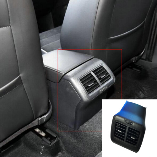 Black Rear Air Conditioning Outlet Center Armrest 2