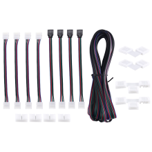 Καλώδιο επέκτασης ταινίας LED RGB 4 ακίδων 16,4FT (5M), LED