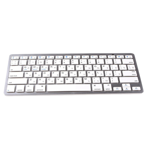 Teclado ruso ultrafino con teclas Bluetooth inalámbricas 1
